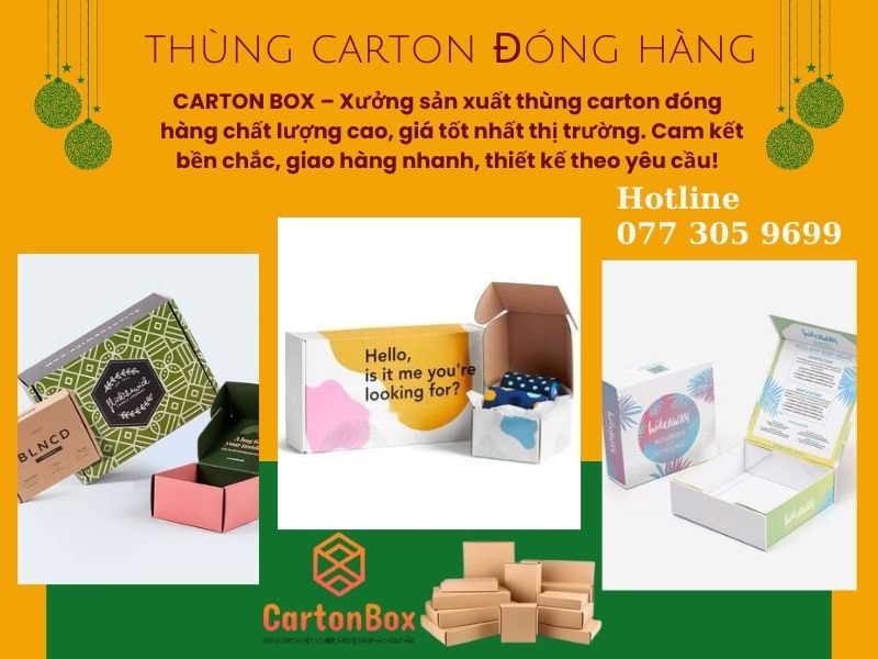 hùng giấy carton giá rẻ – Đóng gói sản phẩm an toàn và tiết kiệm cho các cửa hàng trực tuyến
