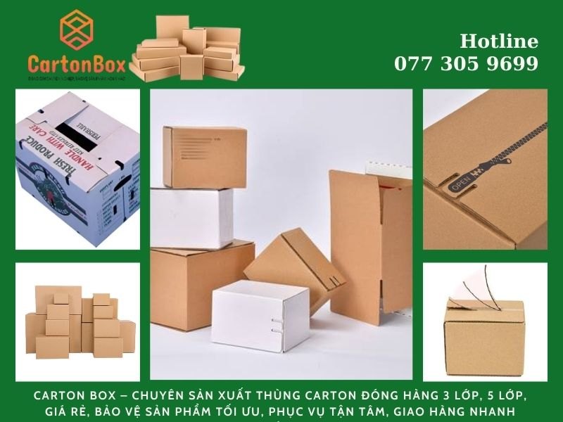 In hộp carton giá rẻ – Đảm bảo sự an toàn cho sản phẩm trong quá trình vận chuyển