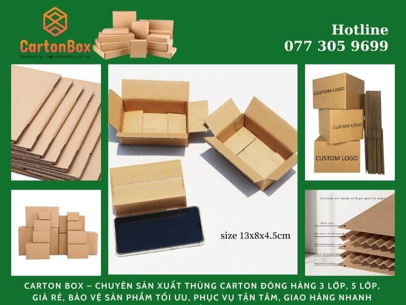 Hộp carton đóng hàng – Đảm bảo an toàn cho sản phẩm của bạn trong suốt quá trình vận chuyển