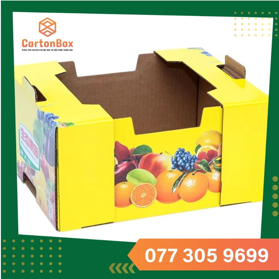 Thùng carton nông sản giá rẻ, phù hợp với mọi yêu cầu từ công ty bao bì
