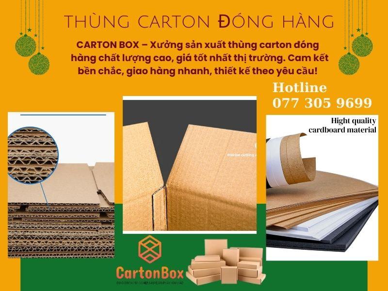 CARTON BOX - Thùng Carton Đóng Hàng Chuyên Nghiệp Với Dịch Vụ Thiết Kế Bao Bì Miễn Phí