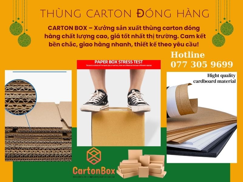 CARTON BOX - Thùng Carton Đóng Hàng Chuyên Nghiệp Với Dịch Vụ Thiết Kế Bao Bì Miễn Phí