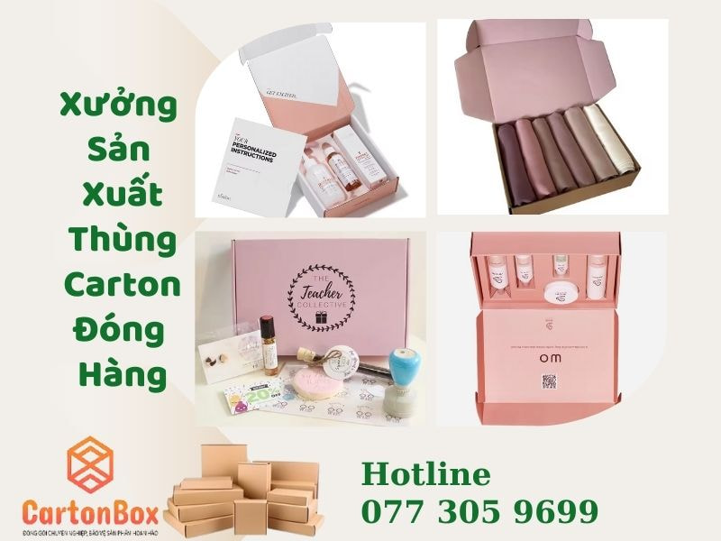 Thùng Carton Đóng Hàng Tùy Chỉnh: Giải Pháp Tiết Kiệm Không Gian Từ CARTON BOX
