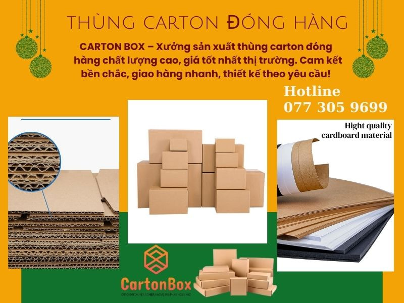 CARTON BOX - Thùng Carton Đóng Hàng Chuyên Nghiệp Với Dịch Vụ Thiết Kế Bao Bì Miễn Phí