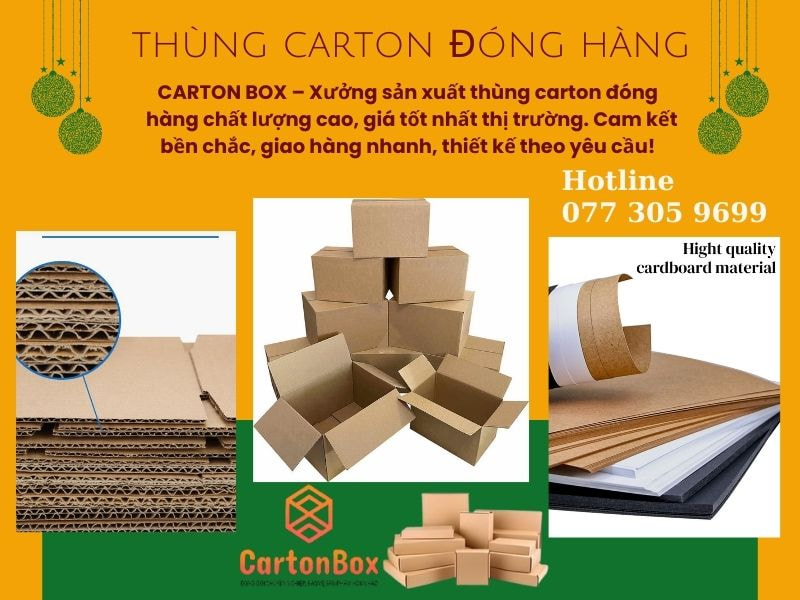 CARTON BOX - Thùng Carton Đóng Hàng Chuyên Nghiệp Với Dịch Vụ Thiết Kế Bao Bì Miễn Phí