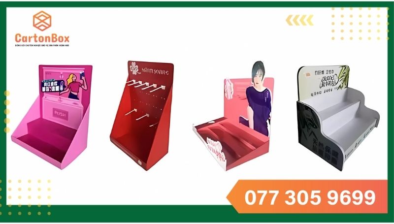 Chất Lượng Vượt Trội – Đặc Trưng Của Kệ Quảng Cáo Carton Box