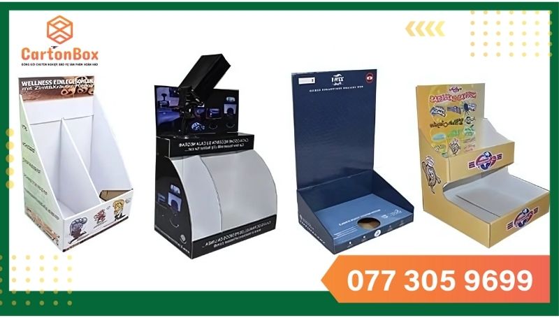 Chất Lượng Vượt Trội – Đặc Trưng Của Kệ Quảng Cáo Carton Box