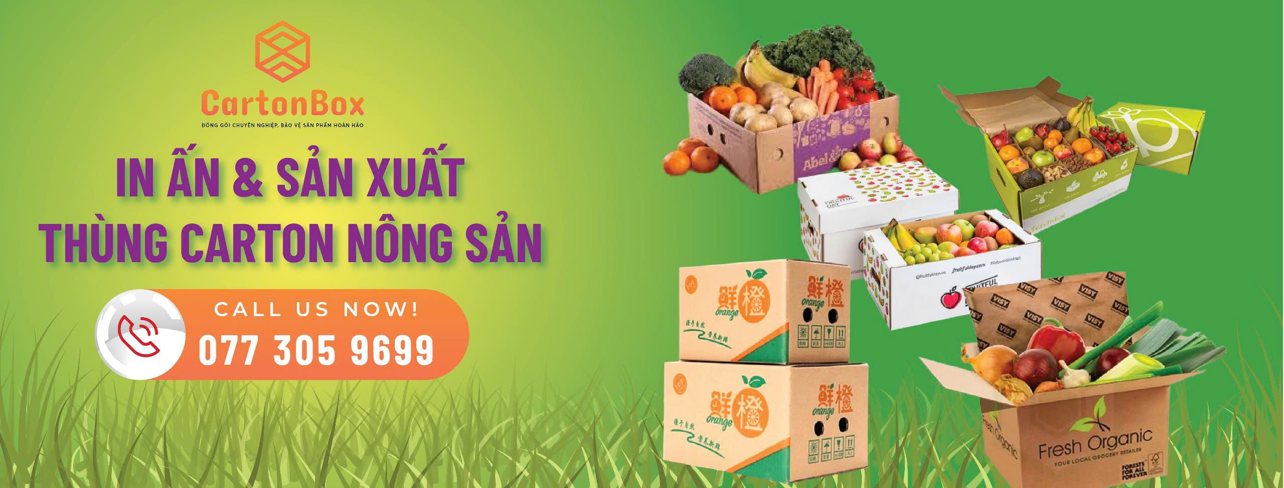 Công ty bao bì carton cung cấp thùng carton nông sản chắc chắn, an toàn