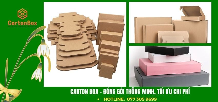 Hộp carton nắp gài của Carton Box mang đến giải pháp đóng gói chắc chắn, dễ sử dụng, bảo vệ sản phẩm an toàn, tối ưu hóa quy trình vận chuyển