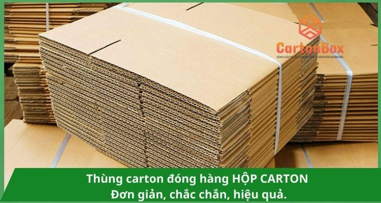 Đóng Gói An Toàn, Tiết Kiệm Với Thùng Carton Đóng Hàng Chất Lượng