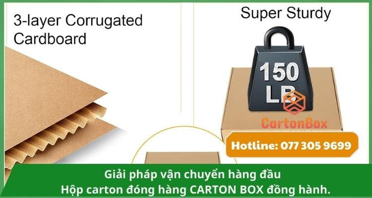 Hộp Carton Đóng Hàng Siêu Bền – Tối Ưu Cho Hàng Hóa Nặng