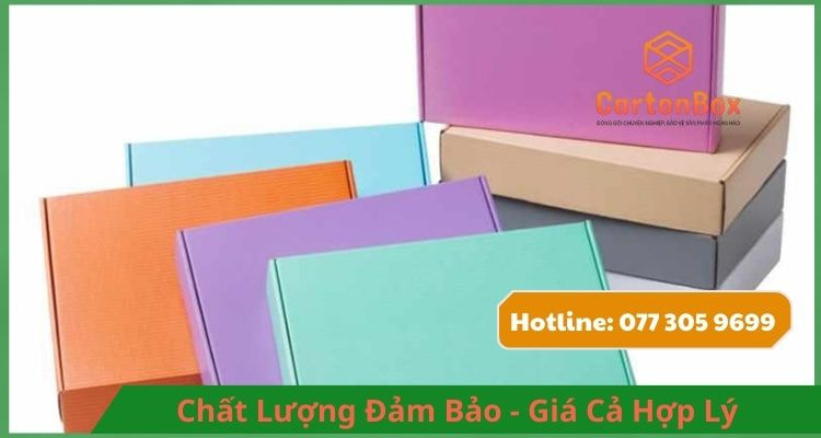 Hộp Carton Đóng Hàng Gấp Gọn – Tiết Kiệm Không Gian Lưu Trữ