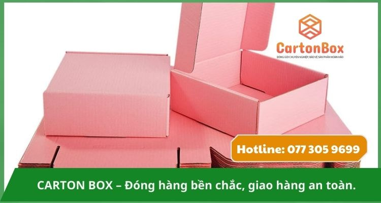 Hộp Carton Đóng Hàng Kết Hợp In Ấn Đẹp Mắt – Thu Hút Khách Hàng