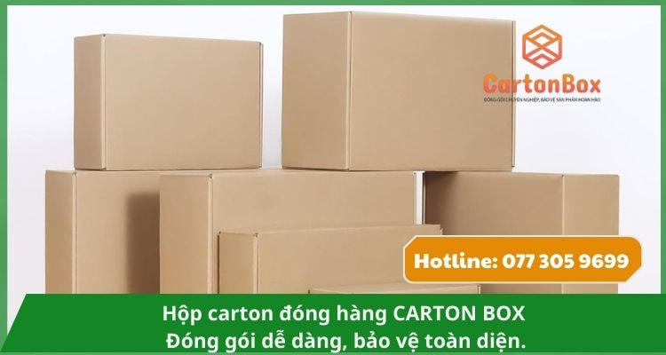 Hộp Carton Đóng Hàng Chống Sốc – Bảo Vệ Sản Phẩm Tối Ưu