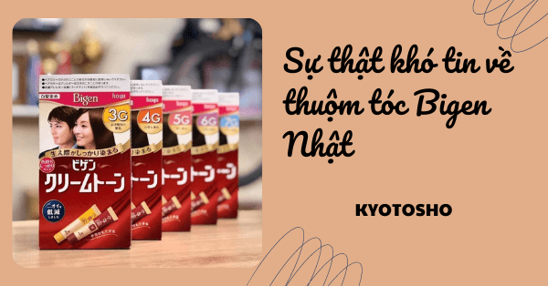 Sự thật khó tin về thuộm tóc Bigen Nhật