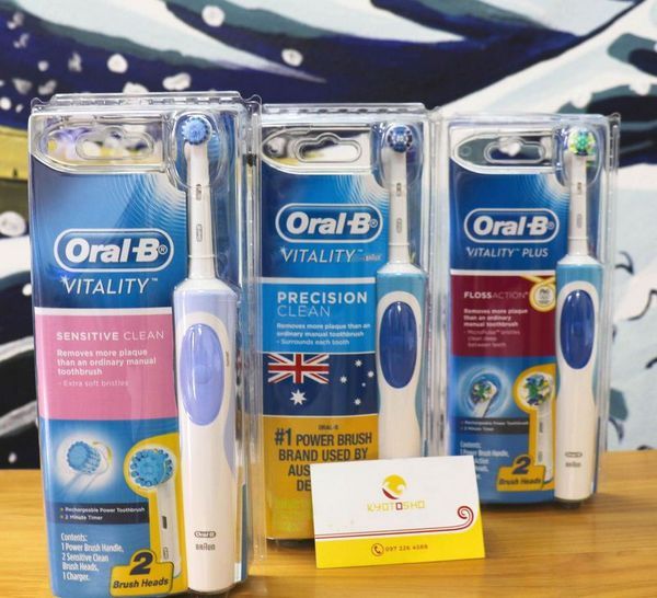 BÀN CHẢI ĐÁNH RĂNG ĐIỆN ORAL - B (MỚI)