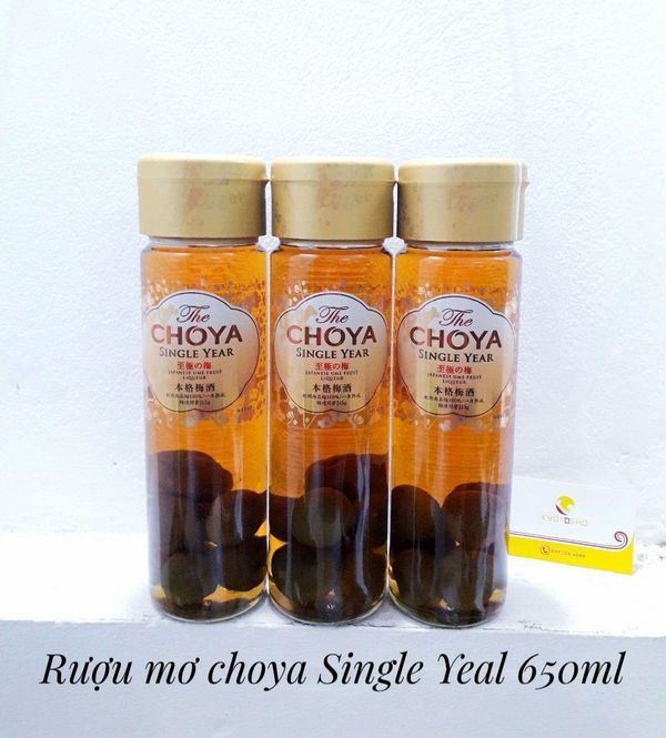 RƯỢU MƠ VÀNG CHOYA SINGLE YEAR 650ML