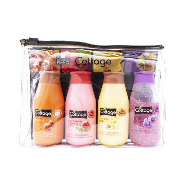 SET 4 SỮA TẮM MINI COTTAGE FRANCE 50ML