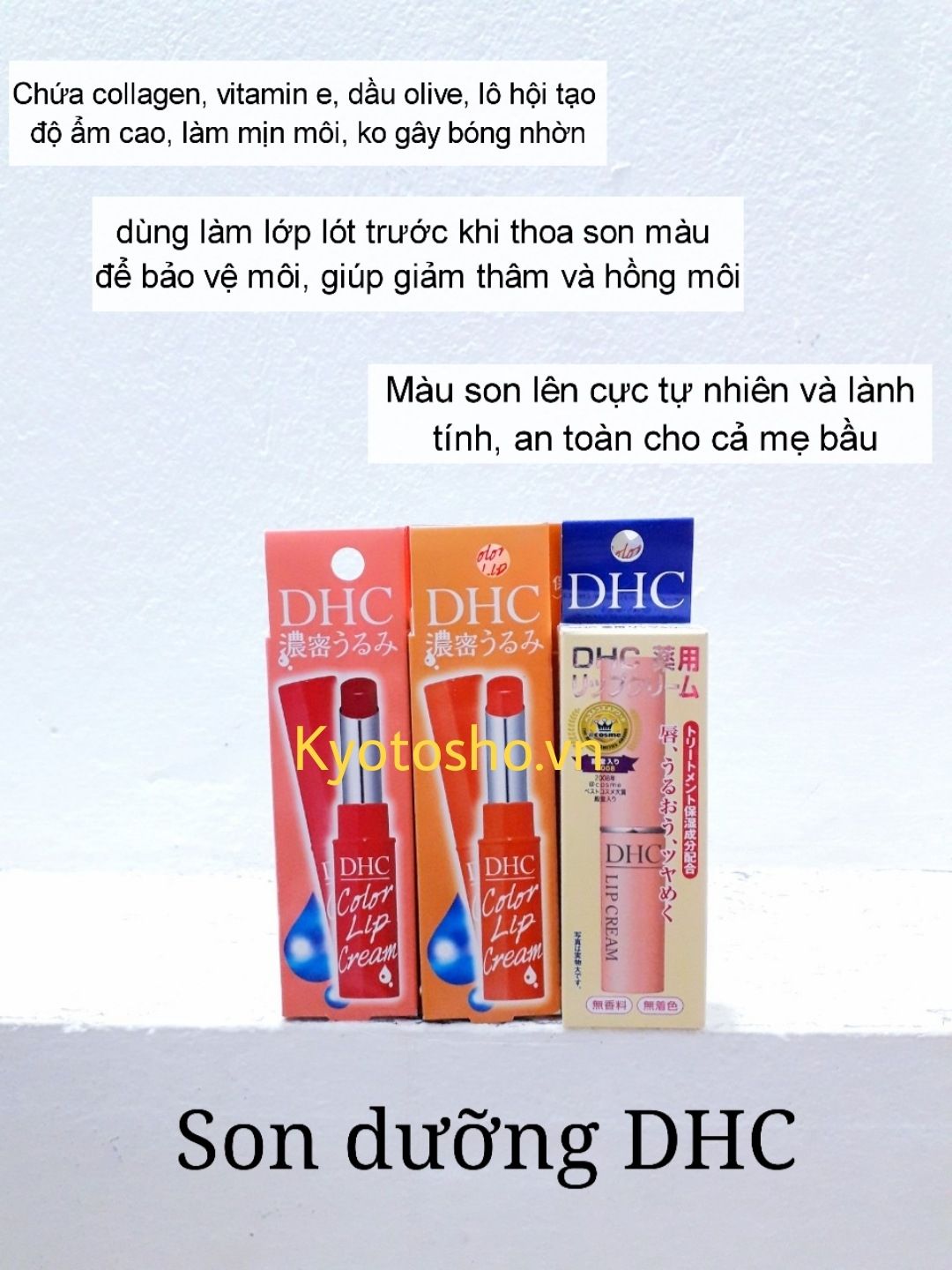 Son dưỡng DHC Color Lip Cream 1.5g 8967 màu đỏ