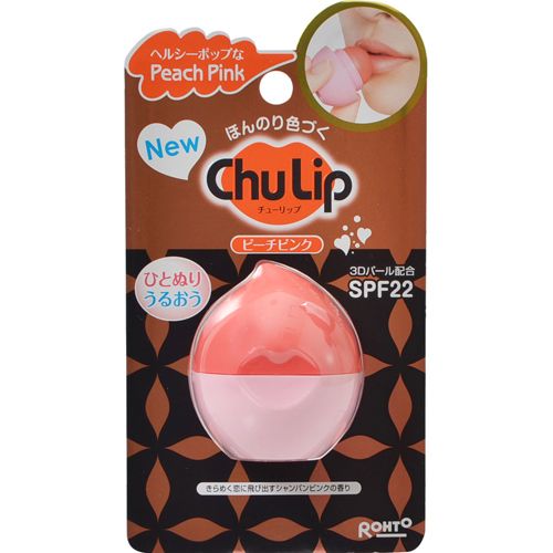 Lăn Dưỡng Môi Chu Lip màu Peach Pink