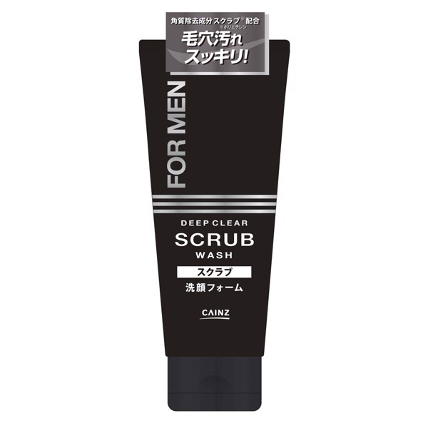 Sửa rửa mặt Cainz Scrub FOR MEN đen 130g