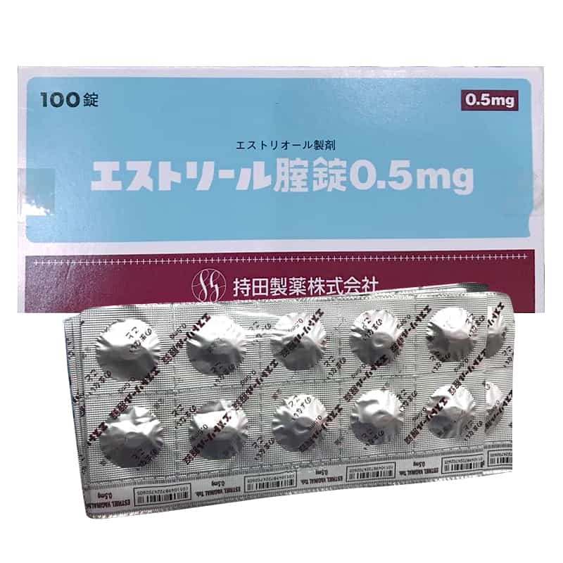 Viên nén đặt chữa viêm âm đạo, se khít Estoril 0.5mg