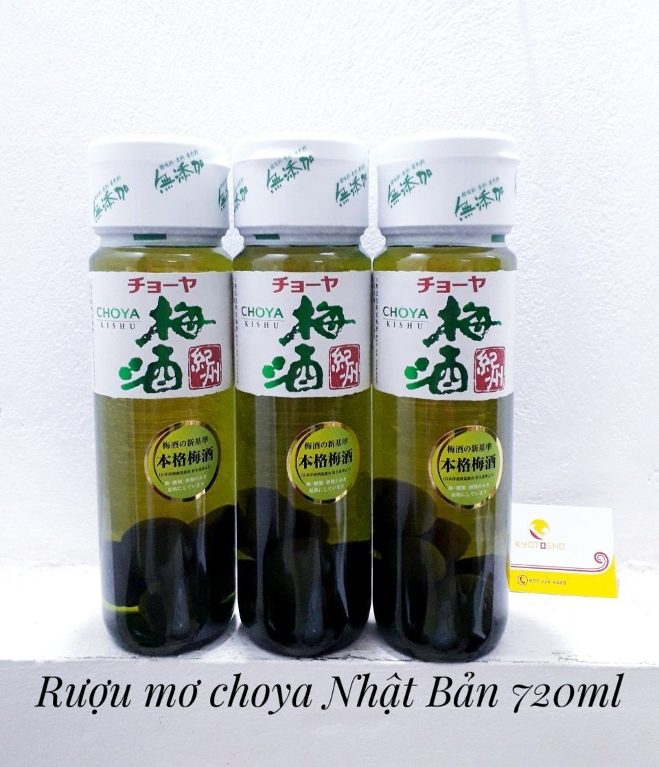 Rượu mơ Choya Kishu 720ml(12c/thùng)