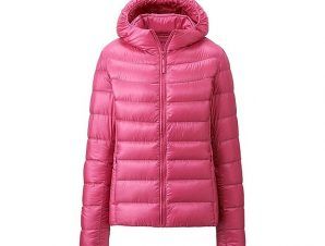 Áo lông vũ nữ có mũ Size XS - 12 Pink