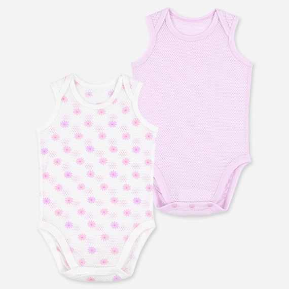 Bộ Uni Baby newborn ba lỗ Size 70 2pack