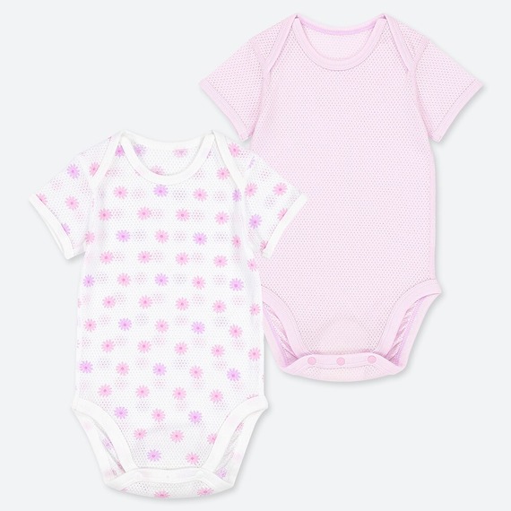 Bộ Uni Baby newborn tay ngắn Size 60 2pack