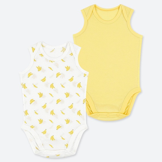 Bộ Uni Baby newborn ba lỗ Size 80 2pack