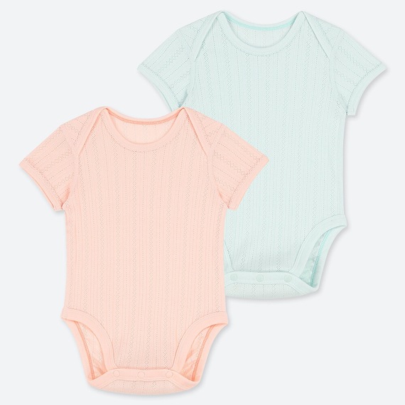 Bộ Uni Baby newborn tay ngắn Size 70 2pack