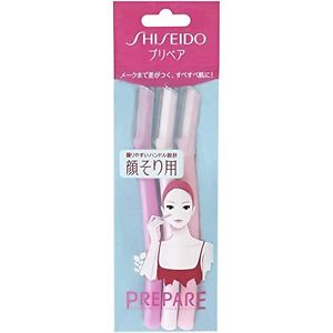 Set 3 dao cạo mặt Shiseido Prepare cán dài