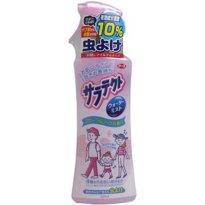 Chai xịt chống muỗi Watermist 200ml màu Hồng