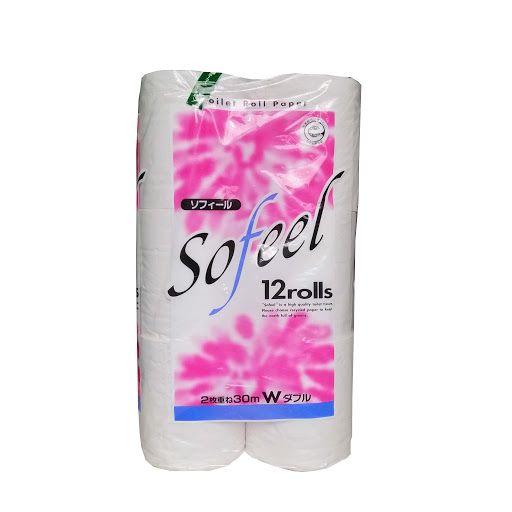 Giấy vệ sinh Sofeel 12 cuộn 30m hồng