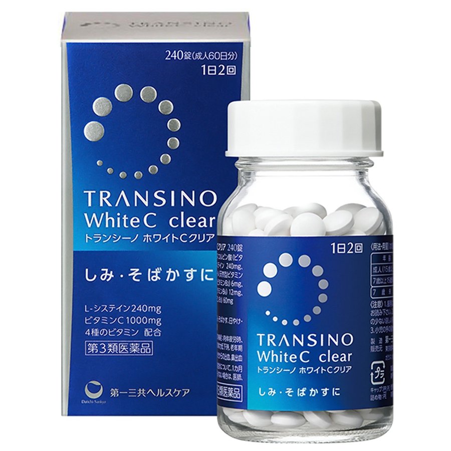 Viên trắng da Transino White C Clear 240v