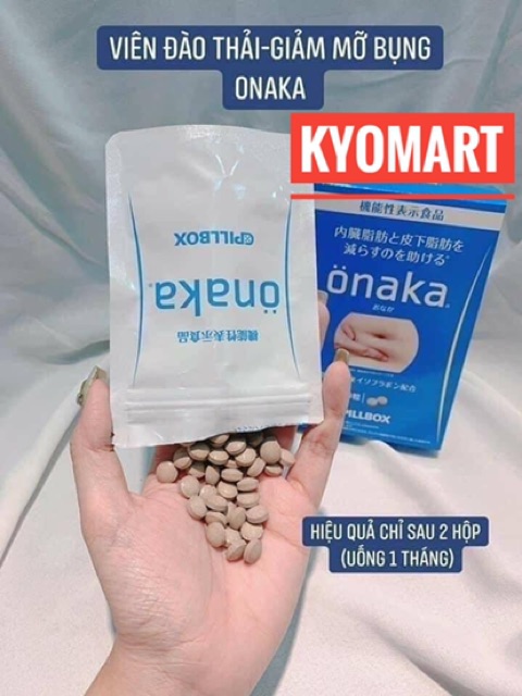 Viên giảm mỡ bụng Onaka 60 viên Nhật Bản