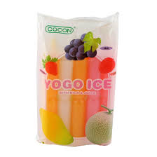 Thạch ống Yogo Ice-Cocon trái cây tổng hợp 10 cái 450g