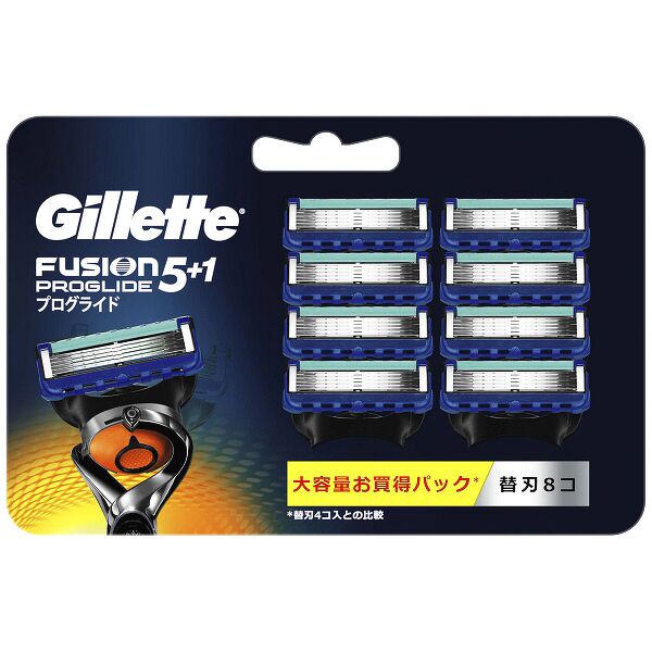 Lưỡi dao cạo râu Gillette Fusion hộp 8 cái màu xanh