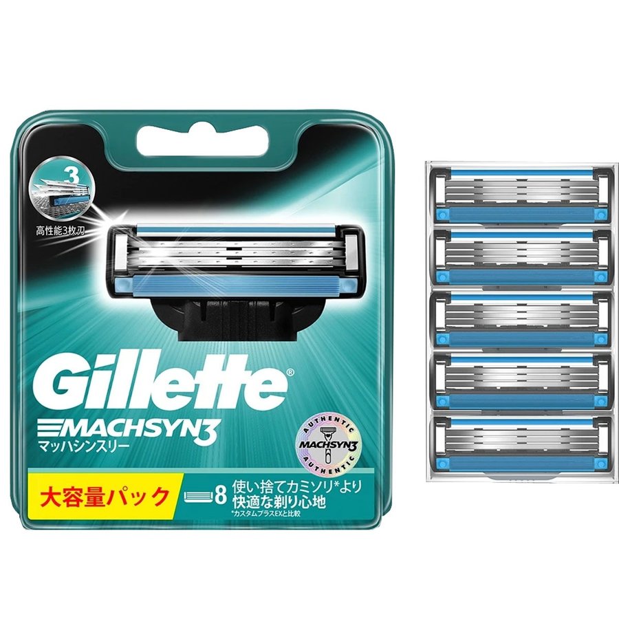 Lưỡi dao cạo râu Gillette Fusion hộp 8 cái màu xanh 8789