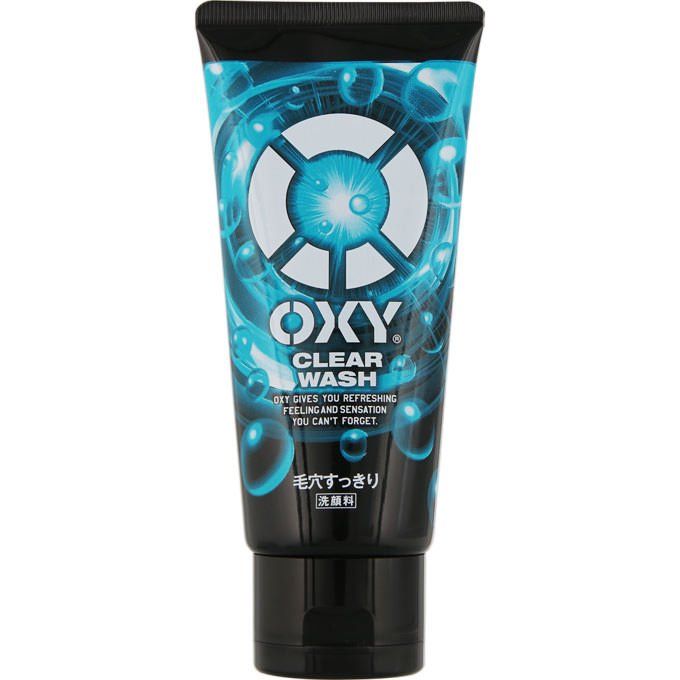 Sữa rửa mặt Oxy Clear Wash cho nam 130g xanh ngọc