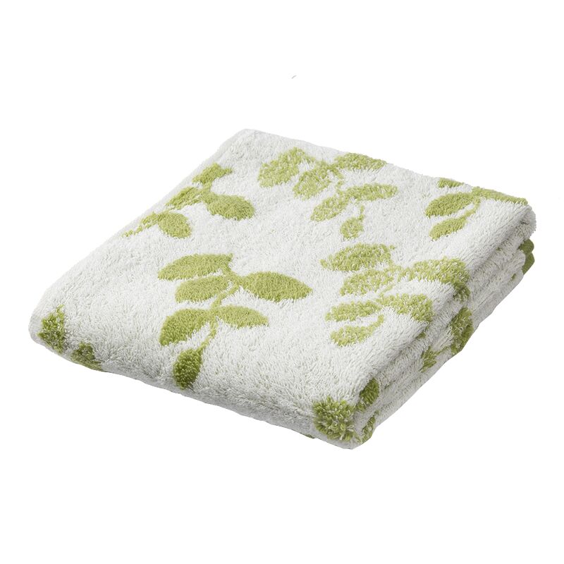 Khăn mặt cotton Cainz 34x80 lá xanh