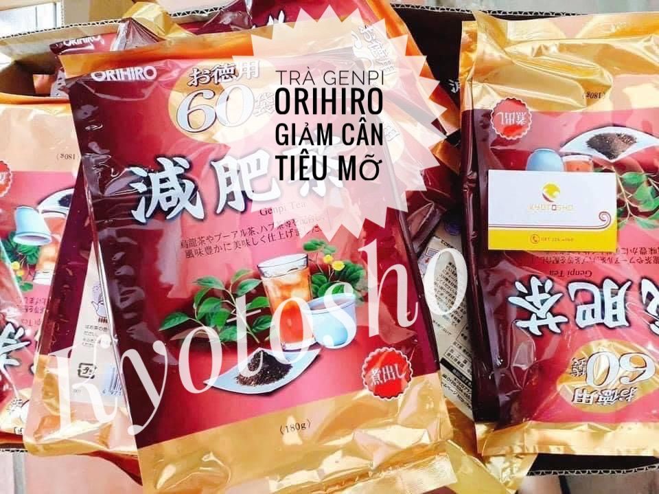 Trà giảm mỡ bụng Genpi Orihiro 60 gói(24g/thùng)