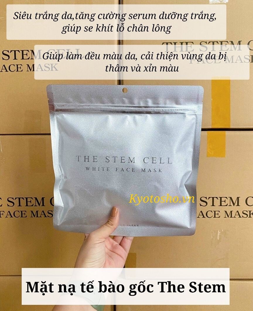 Mặt nạ tế bào gốc The Stem Cell dưỡng ẩm làm trắng 30 miếng