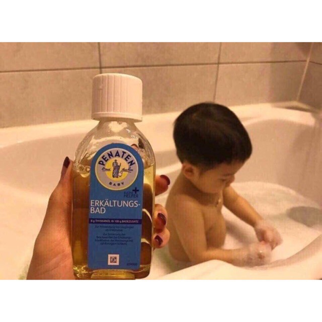 Tinh dầu tắm chống cảm cúm Penaten Đức chai 125ml