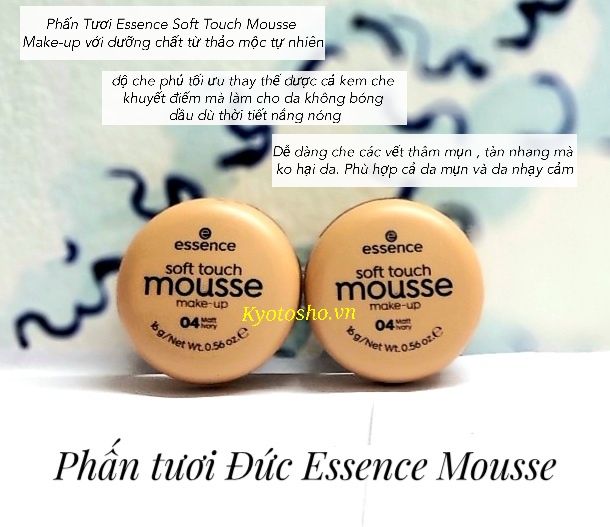 Phấn tươi Đức Essence Mousse tone 04 16g