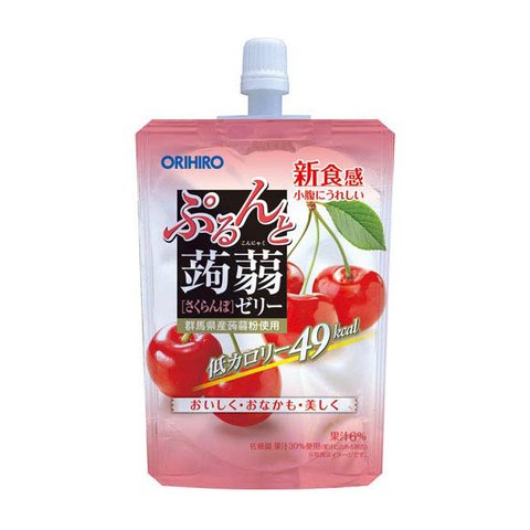 Thạch túi Orihiro vị cherry 130g