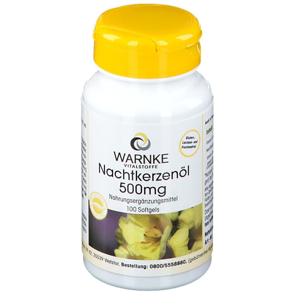 Tinh dầu hoa anh thảo Đức Warnke Nachtkerzenöl 500mg