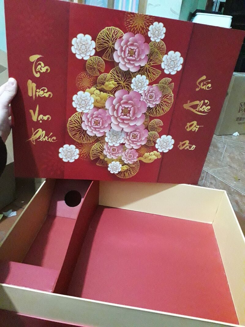 Hộp quà Tết 38x42cm
