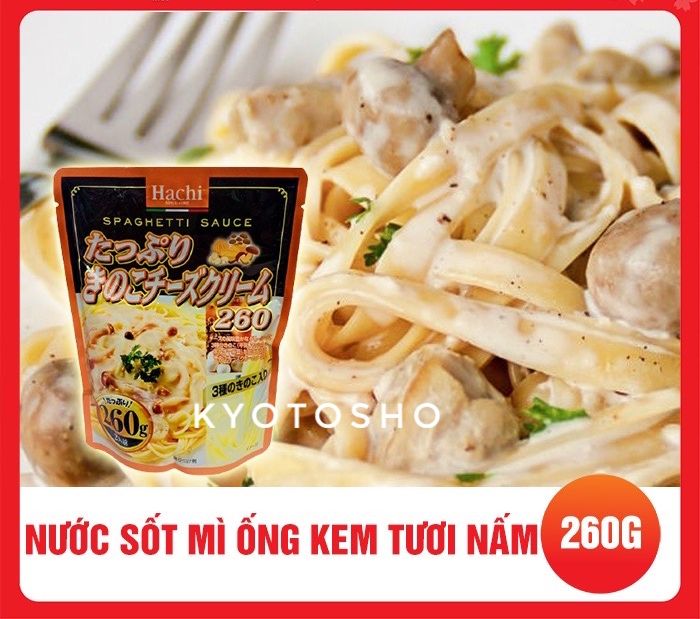 Sốt mỳ ý kem tươi Hachi 260g